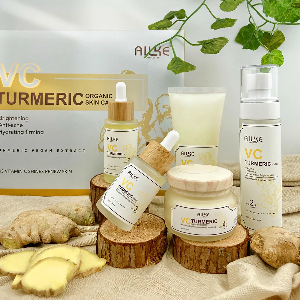 AILKE Turmeric & Vitamin C Skincare Set