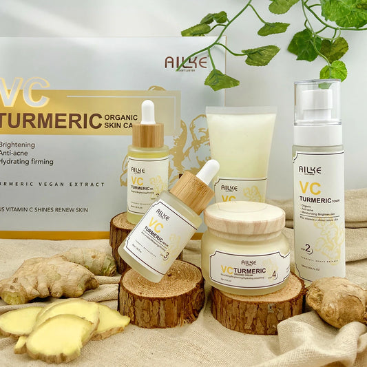 AILKE Turmeric & Vitamin C Skincare Set