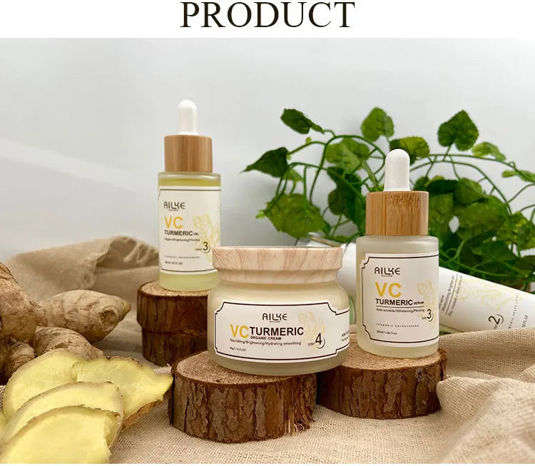 AILKE Turmeric & Vitamin C Skincare Set