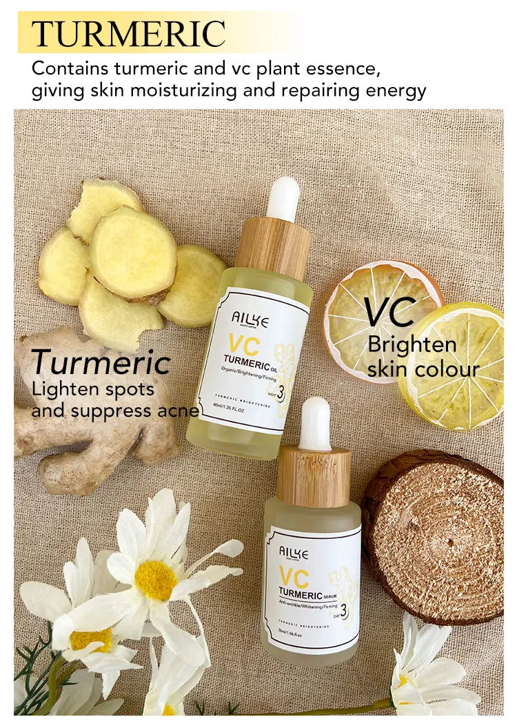 AILKE Turmeric & Vitamin C Skincare Set