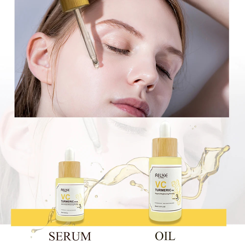 AILKE Turmeric & Vitamin C Skincare Set