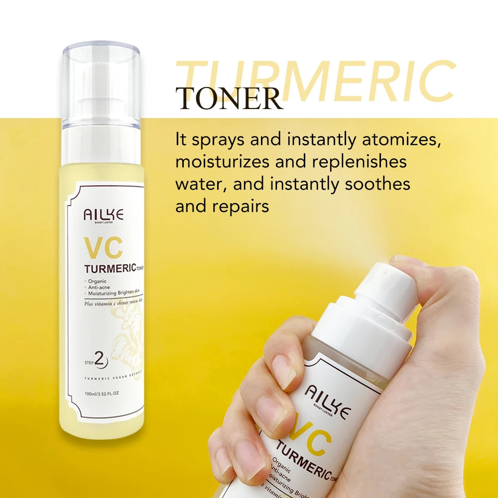 AILKE Turmeric & Vitamin C Skincare Set