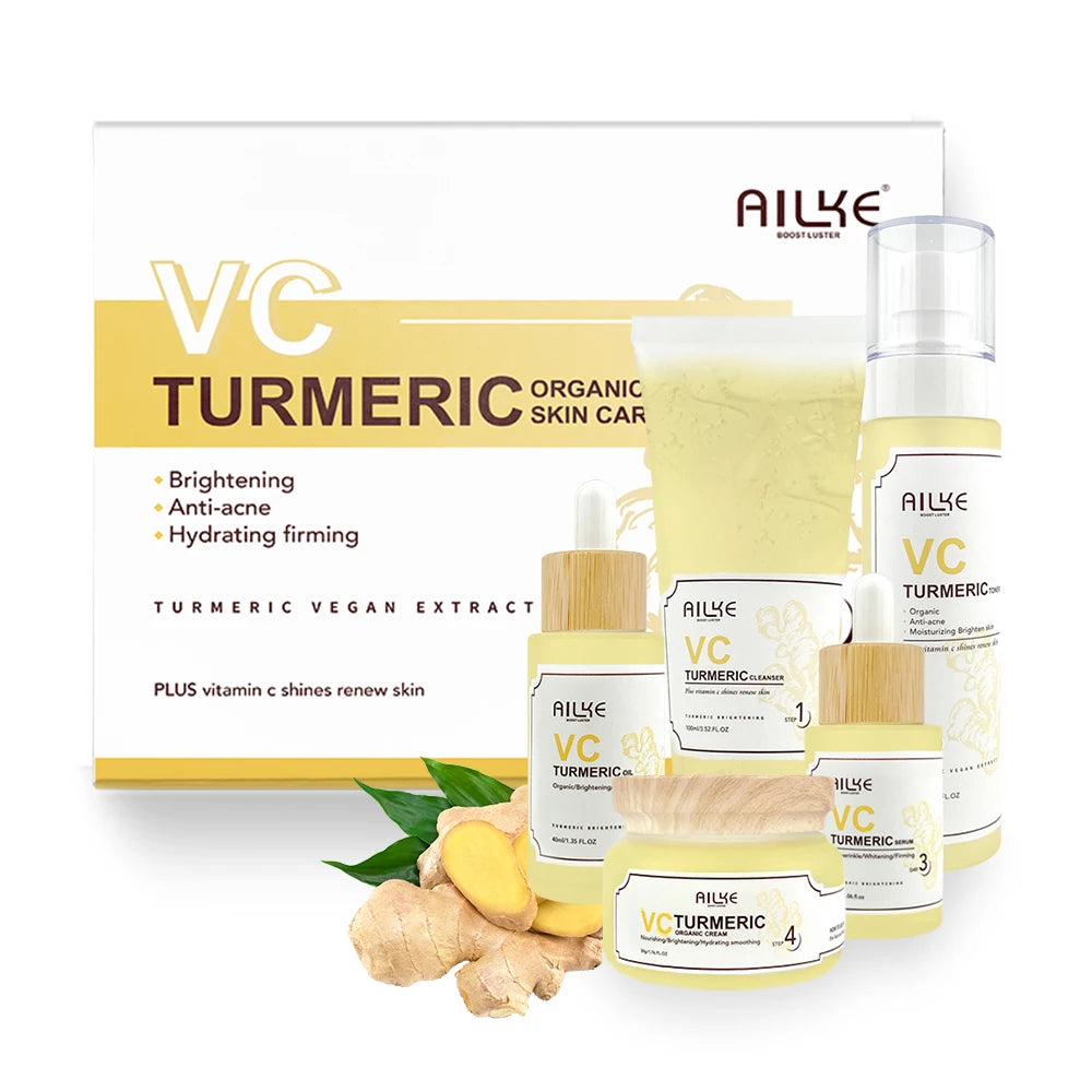 AILKE Turmeric & Vitamin C Skincare Set
