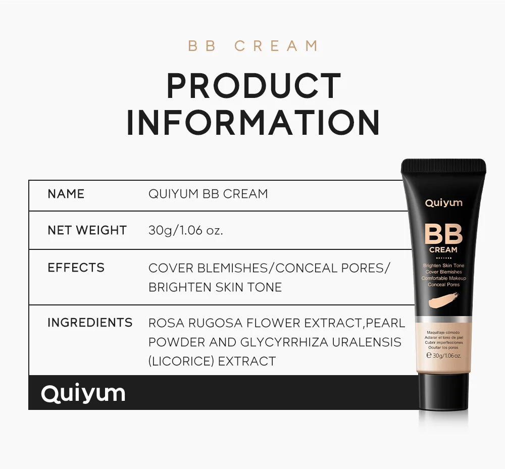 High Coverage BB Cream Foundation