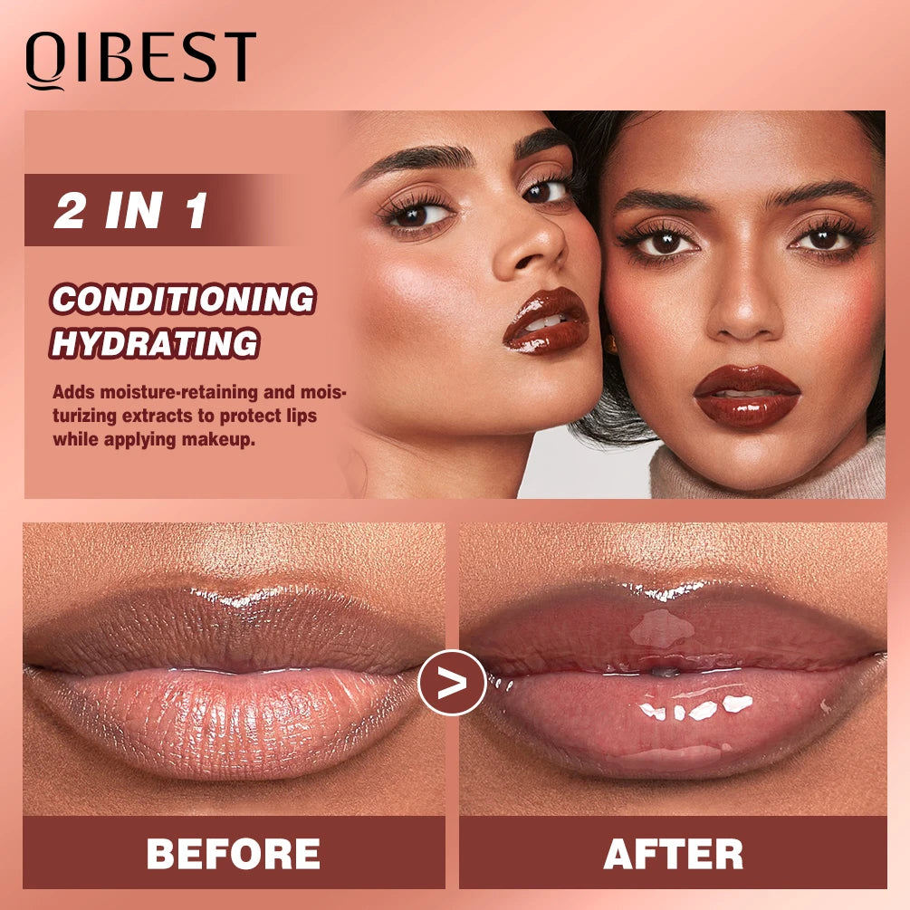 QIBEST Crystal Tinted Lip Balm