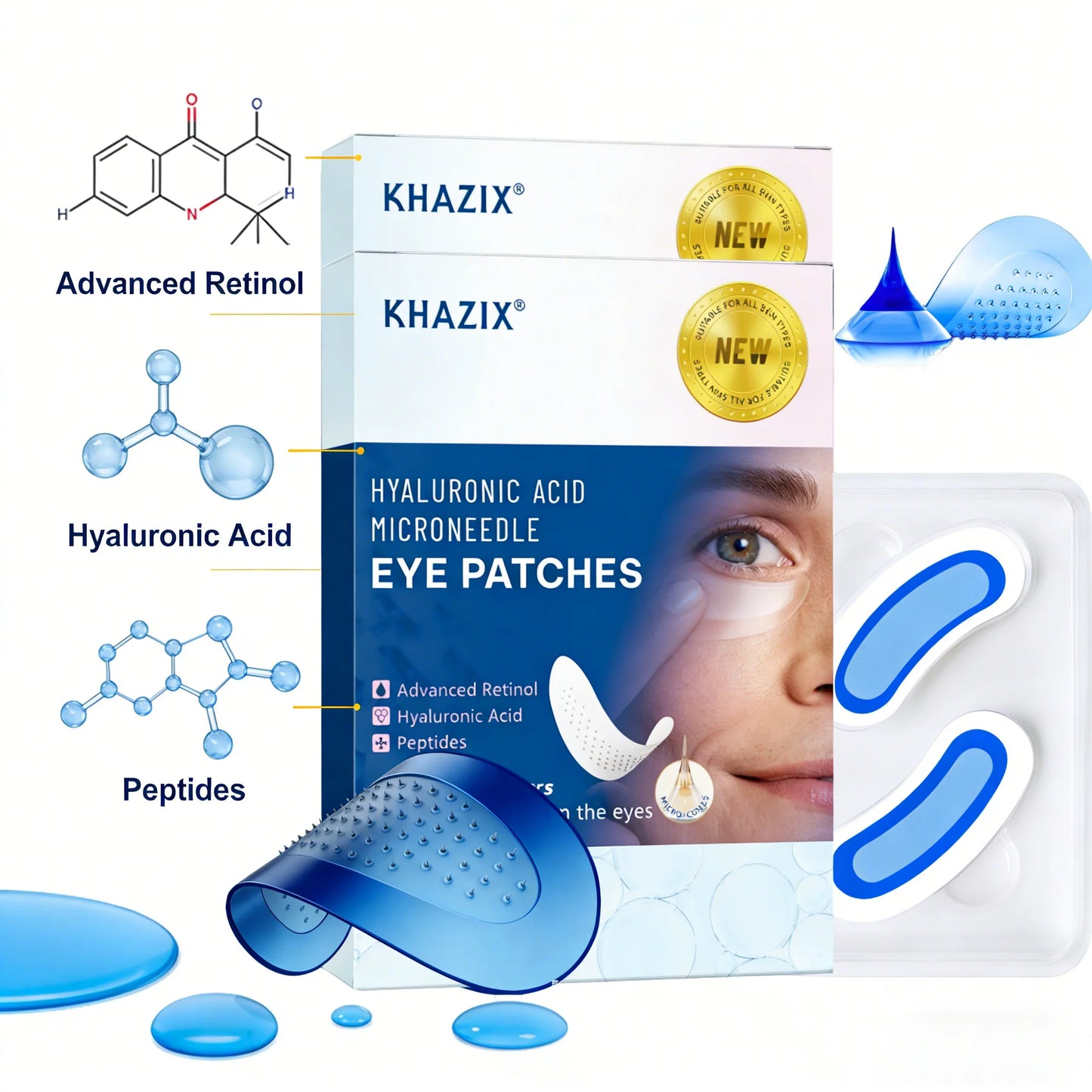 Retinol Microneedle Eye Patches