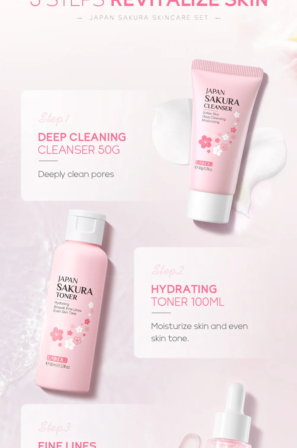 Sakura Hydrating Skincare Set
