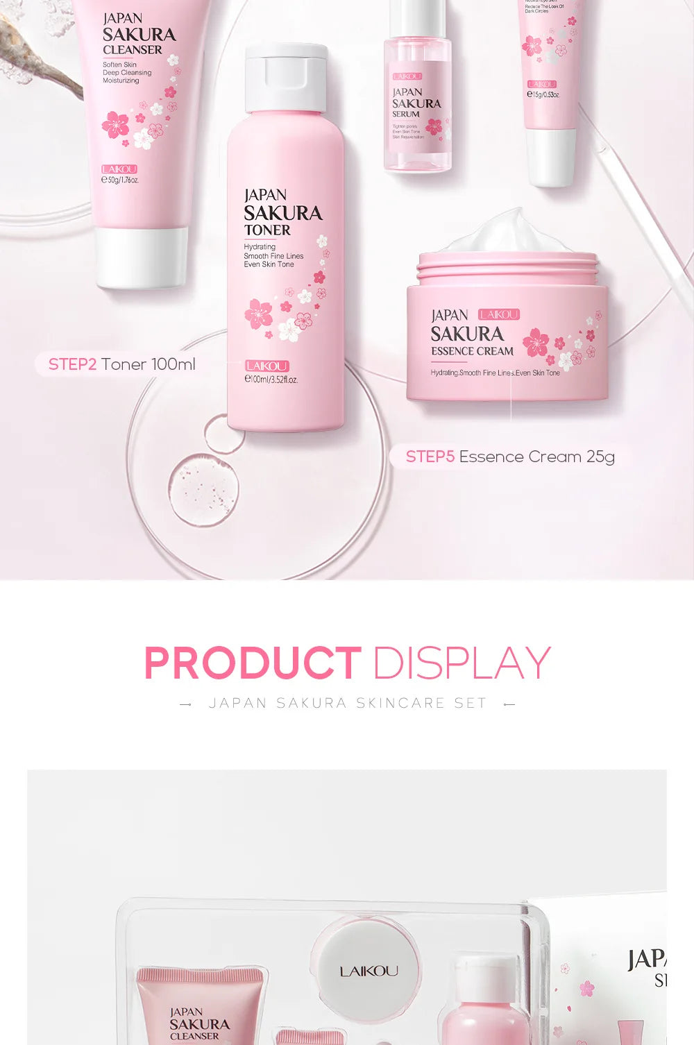 Sakura Hydrating Skincare Set
