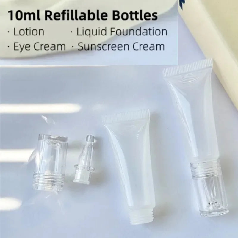 Refillable Sunscreen Travel Tubes