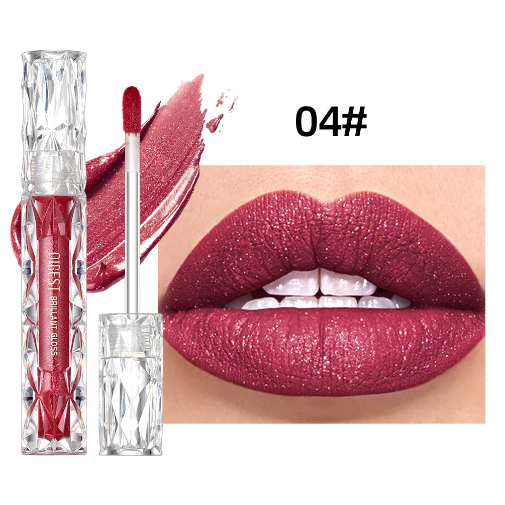 QIBEST Diamond Glitter Lipstick