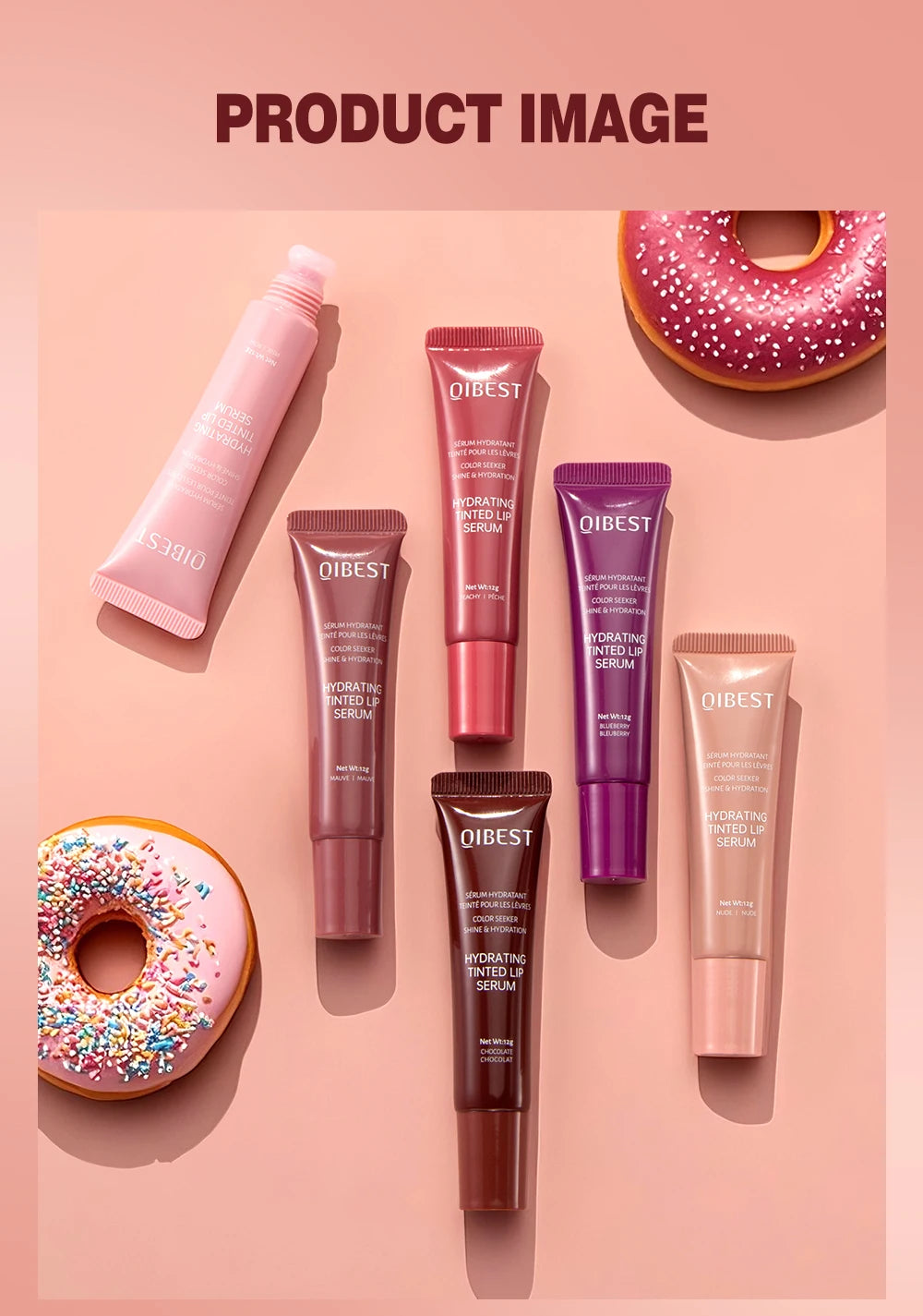 QIBEST Crystal Tinted Lip Balm
