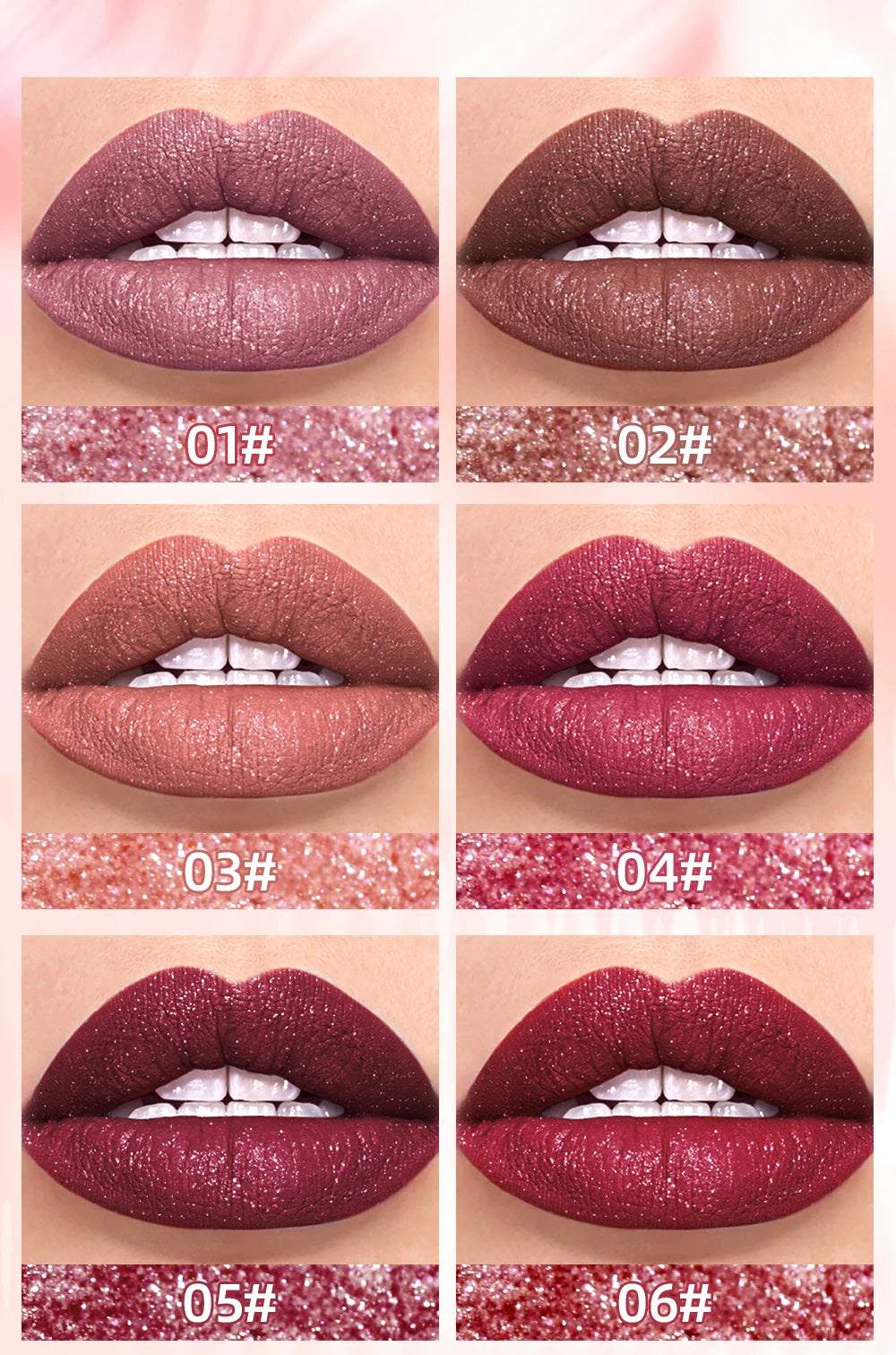 QIBEST Diamond Glitter Lipstick