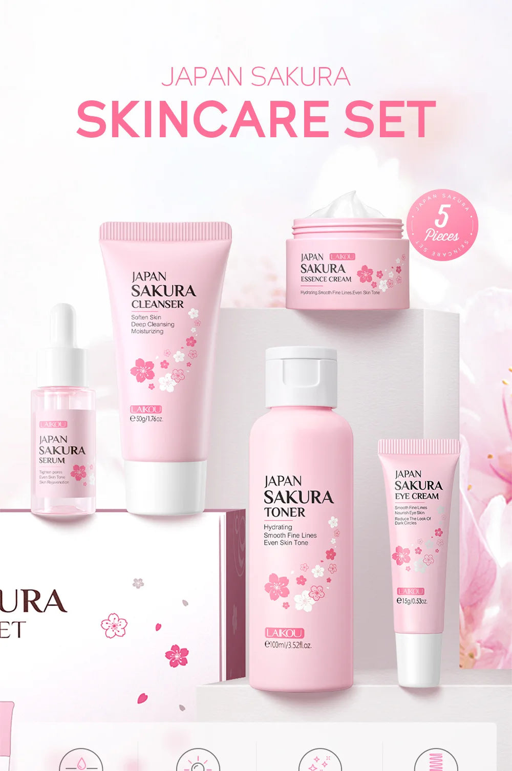 Sakura Hydrating Skincare Set
