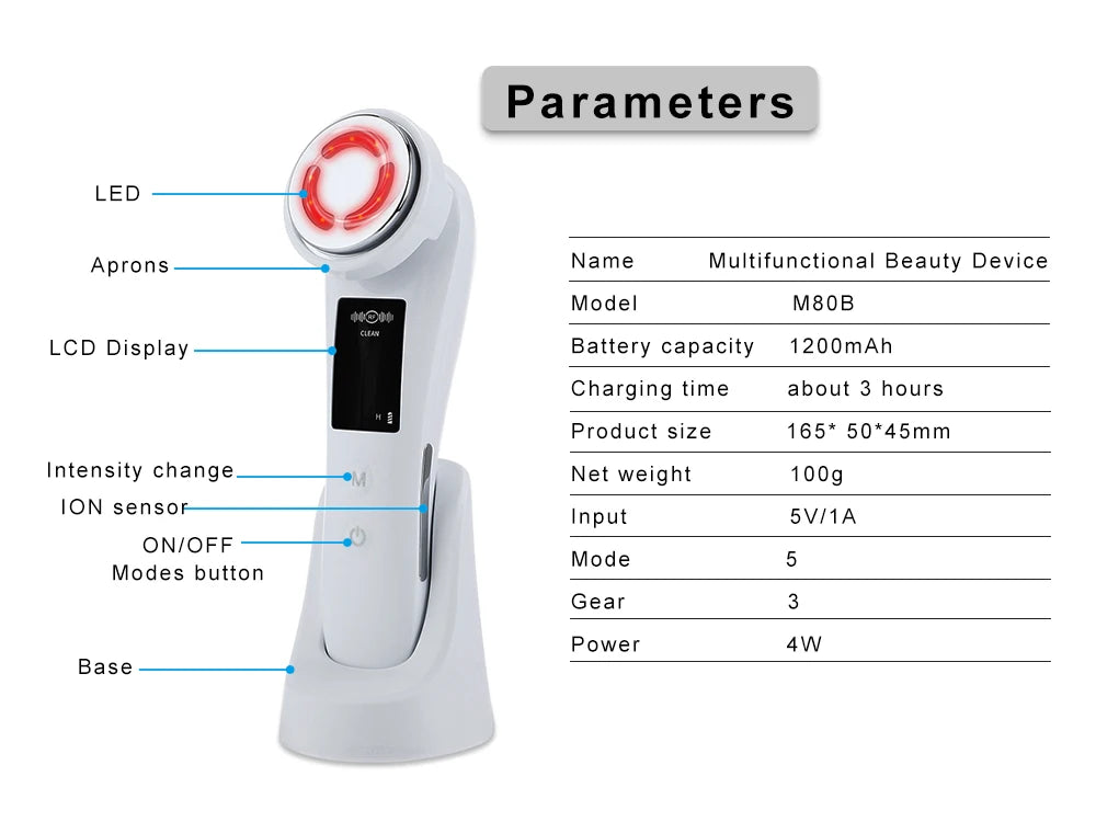 RF Facial Skin Tightening Device