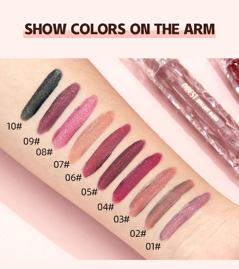 QIBEST Diamond Glitter Lipstick