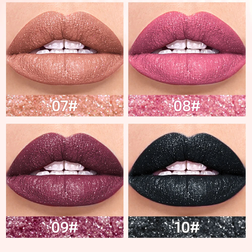 QIBEST Diamond Glitter Lipstick