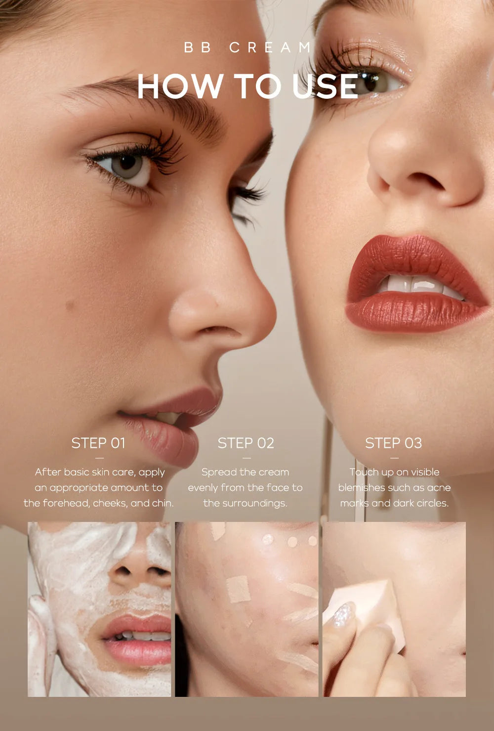 High Coverage BB Cream Foundation
