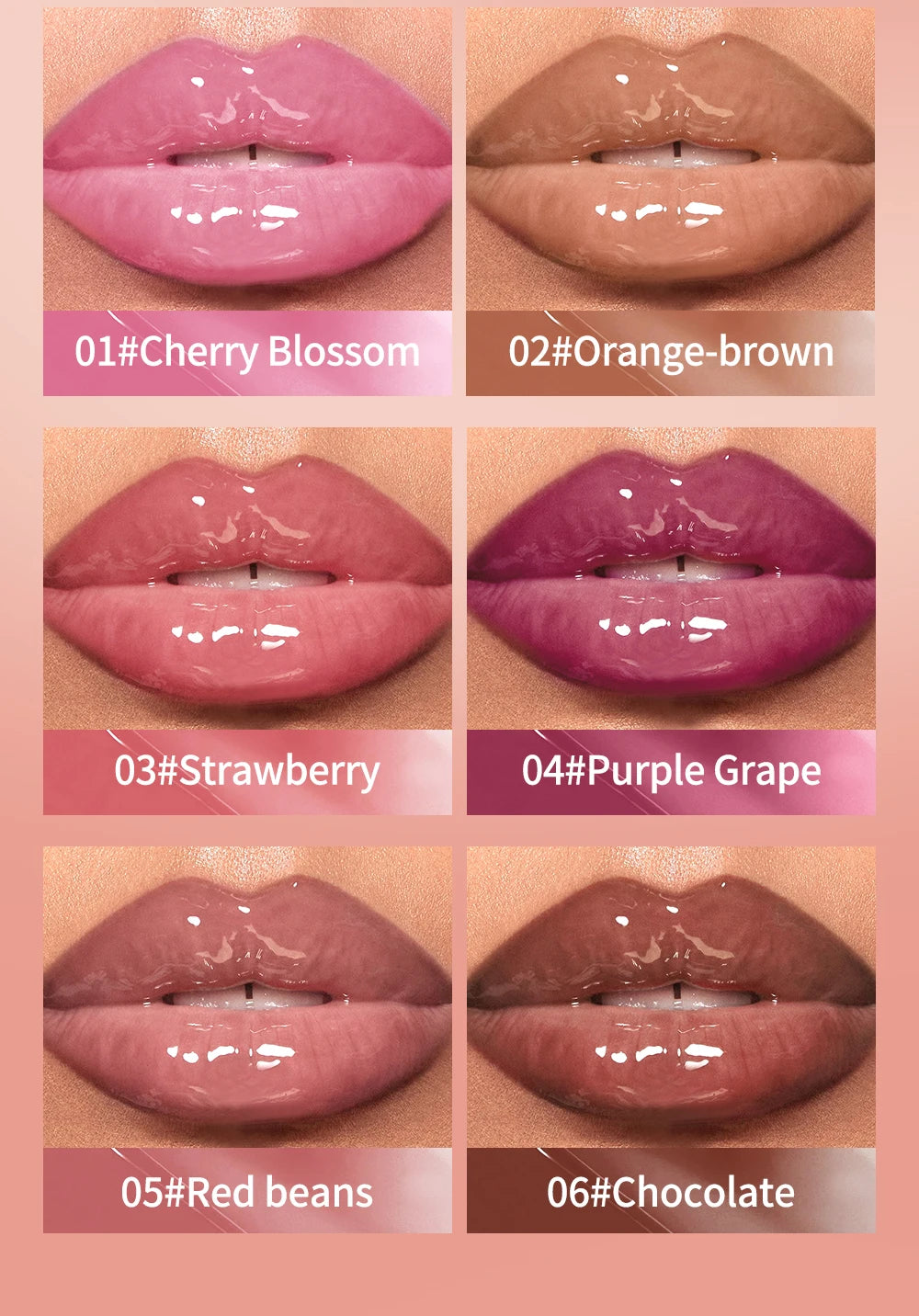 QIBEST Crystal Tinted Lip Balm