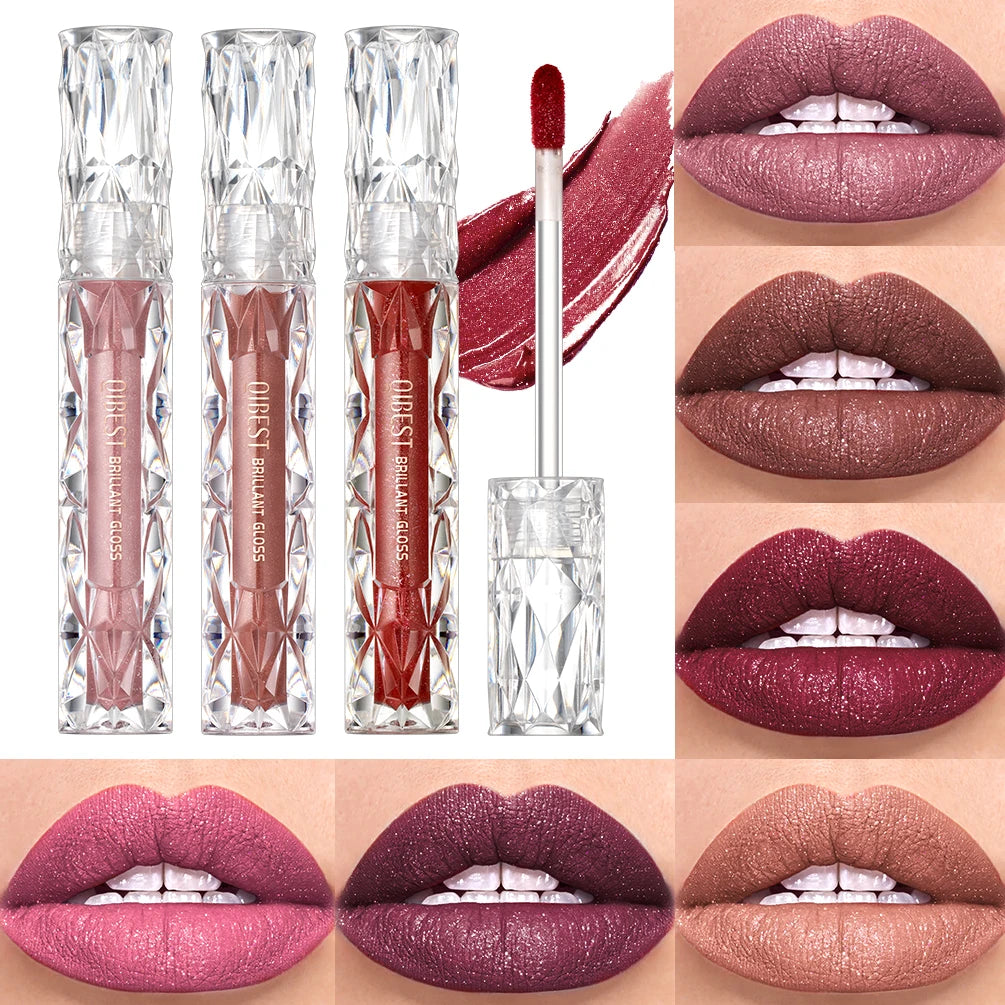 QIBEST Diamond Glitter Lipstick