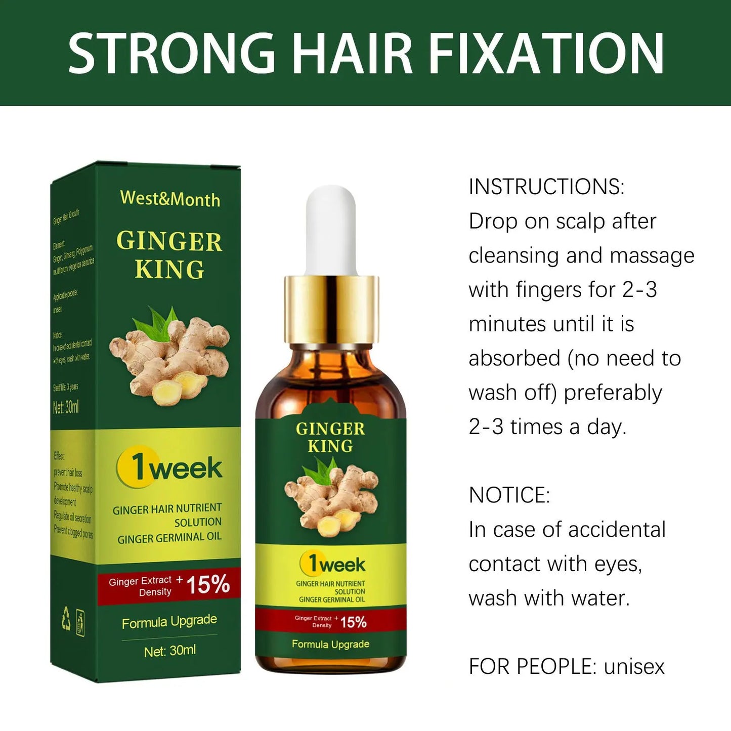 Ginger Hair Growth Serum