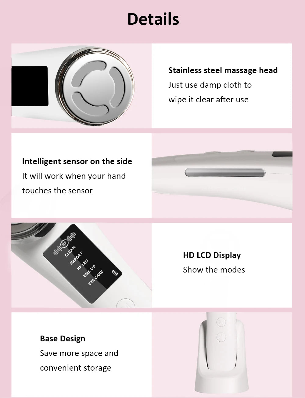 RF Facial Skin Tightening Device