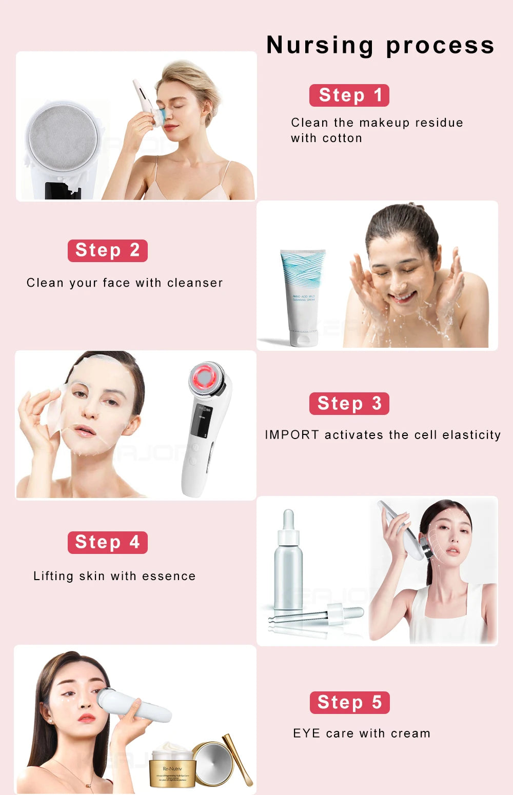RF Facial Skin Tightening Device