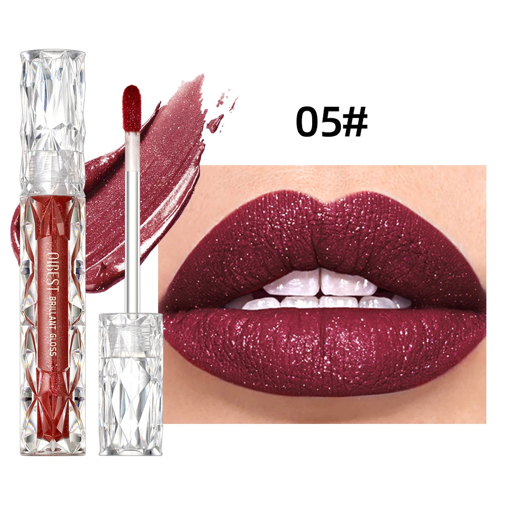 QIBEST Diamond Glitter Lipstick