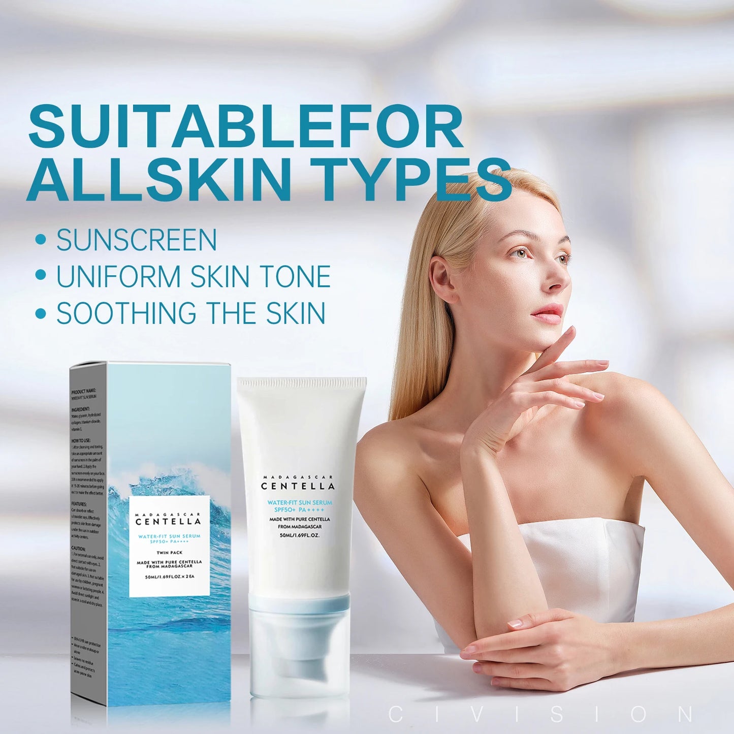 Hyaluronic SPF50 Sunscreen