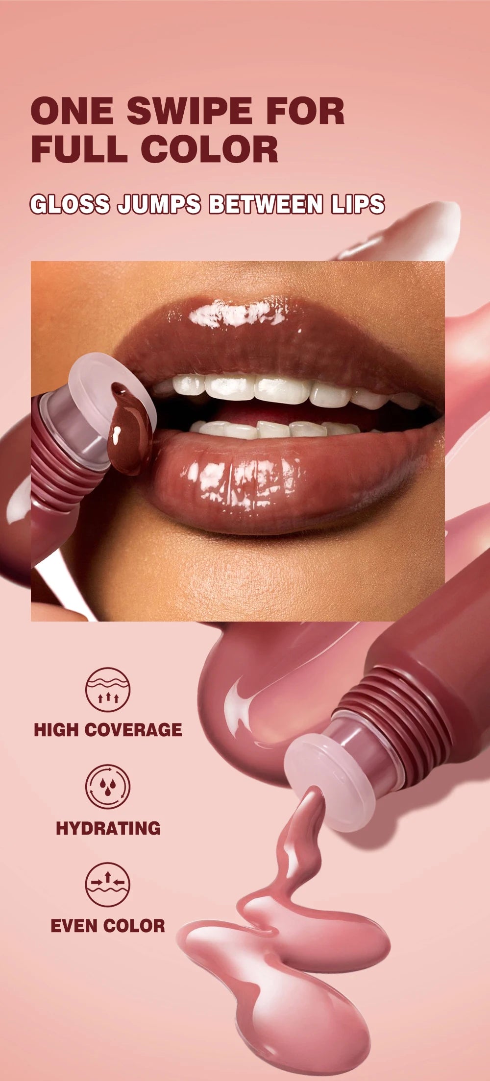 QIBEST Crystal Tinted Lip Balm