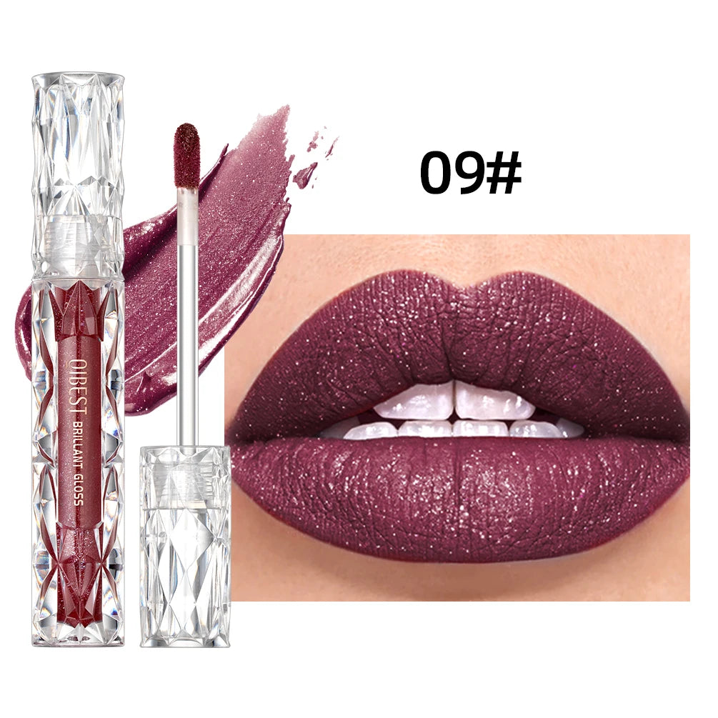 QIBEST Diamond Glitter Lipstick