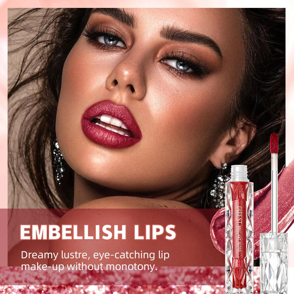 QIBEST Diamond Glitter Lipstick