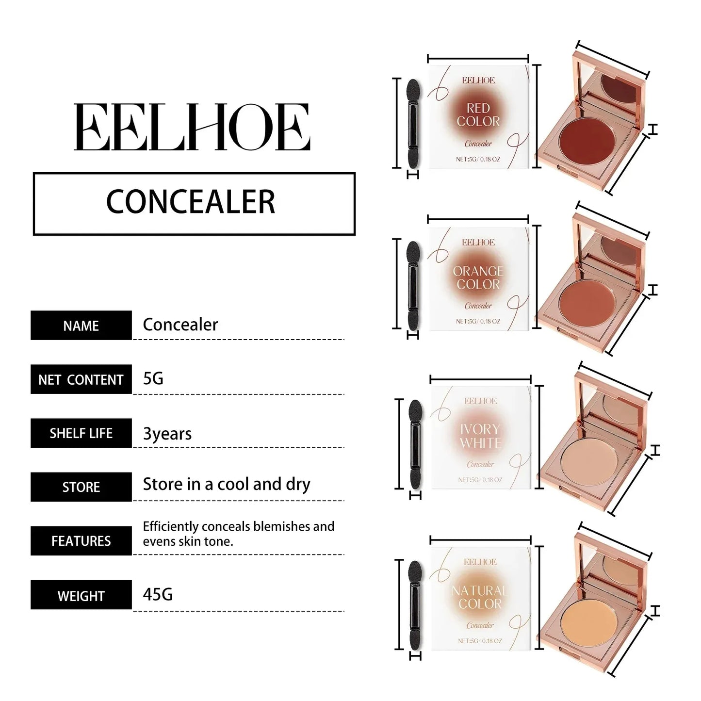 Lightweight Full-Coverage Concealer