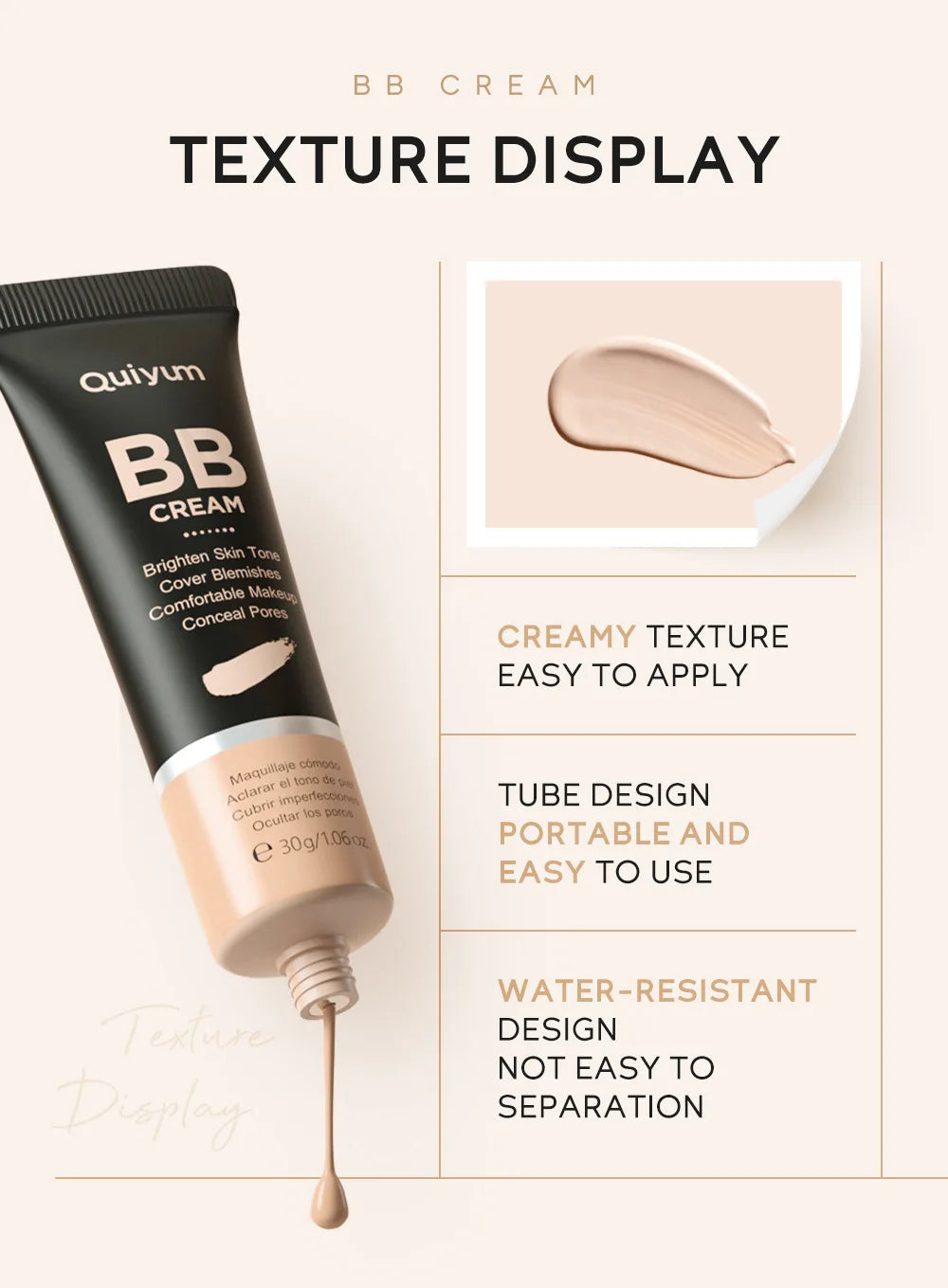 High Coverage BB Cream Foundation