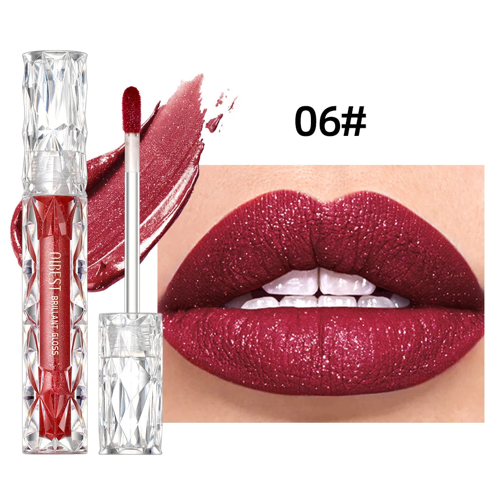 QIBEST Diamond Glitter Lipstick