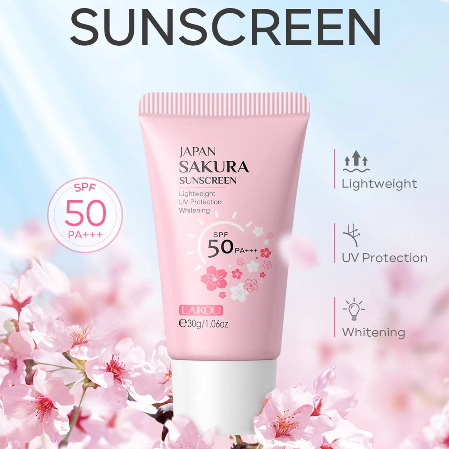 Sakura SPF50 Sunscreen Cream